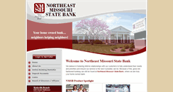 Desktop Screenshot of northeastmissouristatebank.com